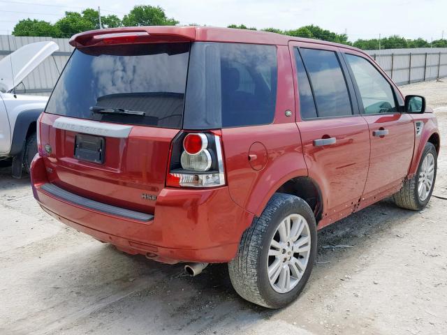 SALFT2BN1AH156291 - 2010 LAND ROVER LR2 HSE TE RED photo 4