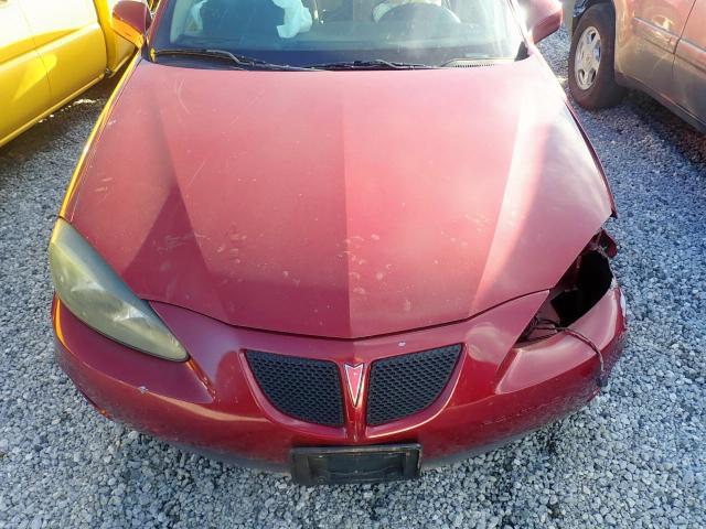 2G2WP522641350488 - 2004 PONTIAC GRAND PRIX RED photo 7