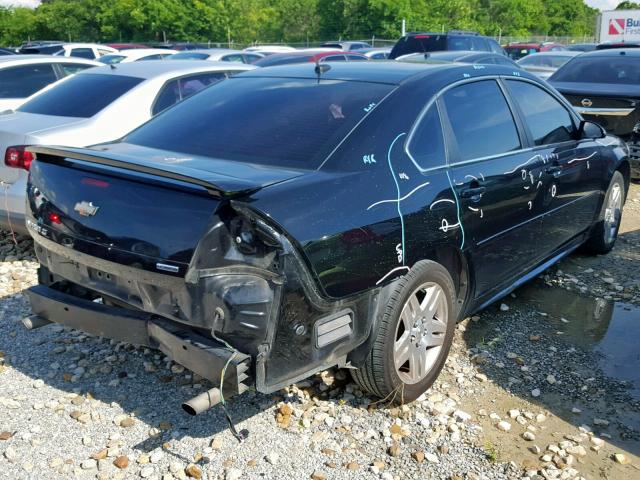 2G1WB5E38E1150673 - 2014 CHEVROLET IMPALA LIM BLACK photo 4