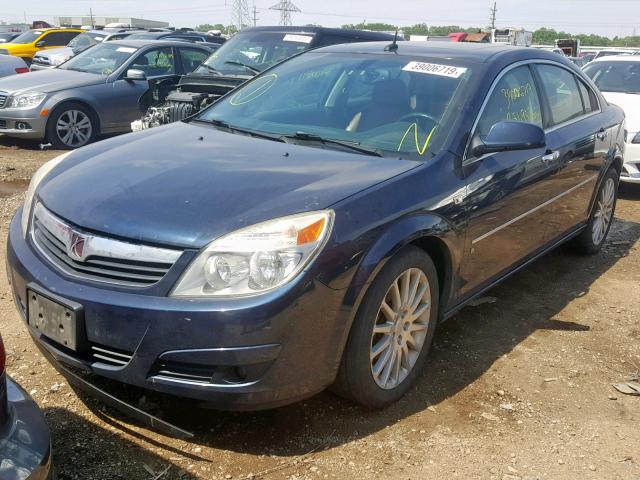 1G8ZV57797F194800 - 2007 SATURN AURA XR BLUE photo 2