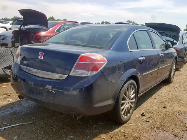 1G8ZV57797F194800 - 2007 SATURN AURA XR BLUE photo 4