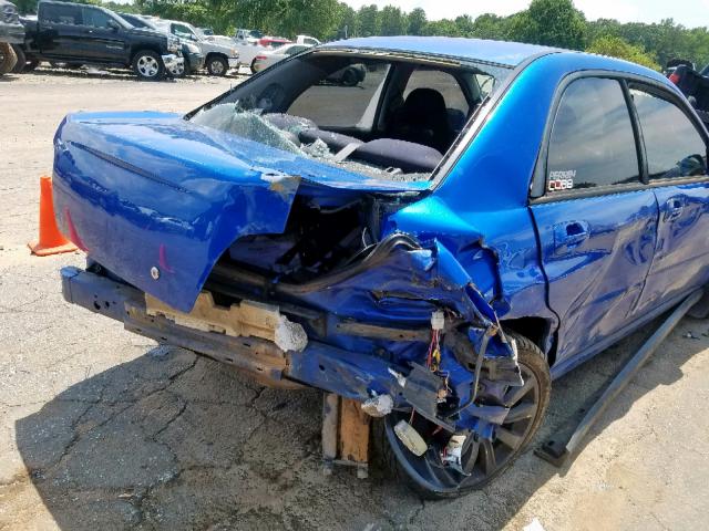 JF1GD29652G525318 - 2002 SUBARU IMPREZA WR BLUE photo 9