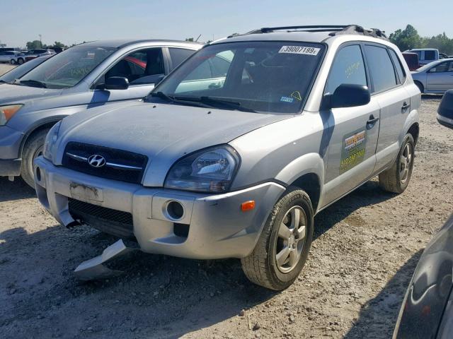 KM8JM12B46U466864 - 2006 HYUNDAI TUCSON GL SILVER photo 2