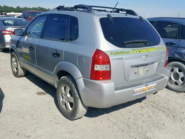 KM8JM12B46U466864 - 2006 HYUNDAI TUCSON GL SILVER photo 3