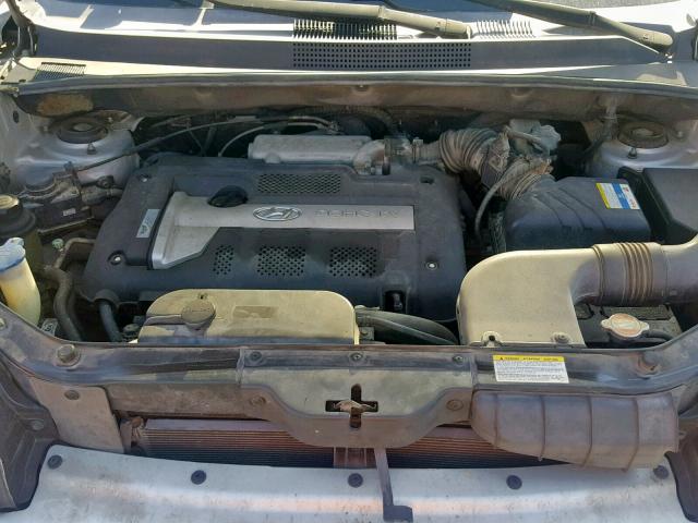 KM8JM12B46U466864 - 2006 HYUNDAI TUCSON GL SILVER photo 7