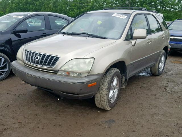 JTJHF10U920238861 - 2002 LEXUS RX 300 TAN photo 2