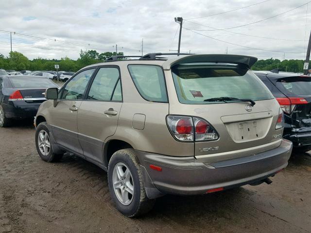 JTJHF10U920238861 - 2002 LEXUS RX 300 TAN photo 3