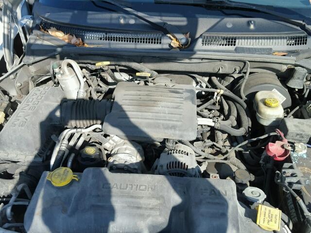 1B7HL2AN41S282004 - 2001 DODGE DAKOTA QUA SILVER photo 7