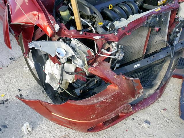 5Y2SL63855Z443624 - 2005 PONTIAC VIBE RED photo 9