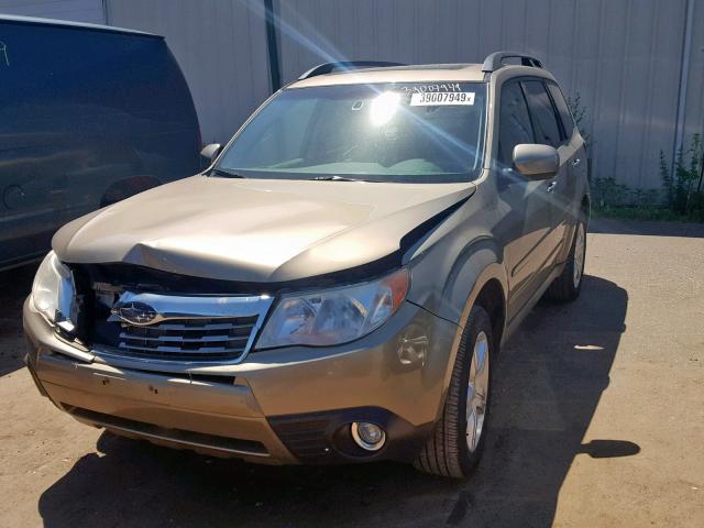 JF2SH64629H746601 - 2009 SUBARU FORESTER 2 BEIGE photo 2