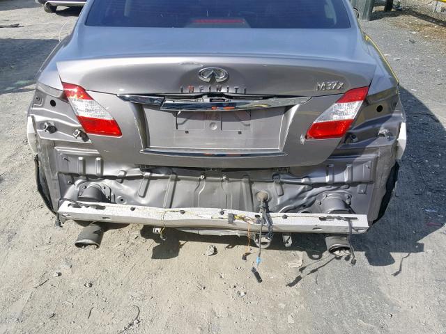 JN1BY1AR2DM603313 - 2013 INFINITI M37 X GRAY photo 9