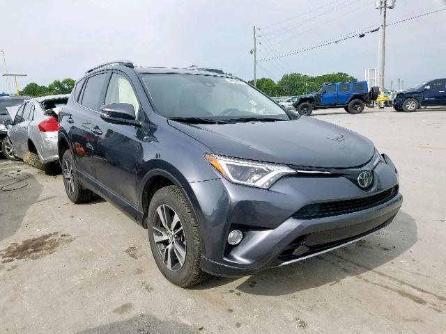 JTMRFREV7JD234547 - 2018 TOYOTA RAV4 ADVEN GRAY photo 1