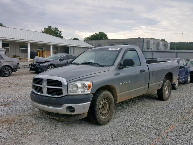 1D7HA16P37J510492 - 2007 DODGE RAM 1500 S GRAY photo 2