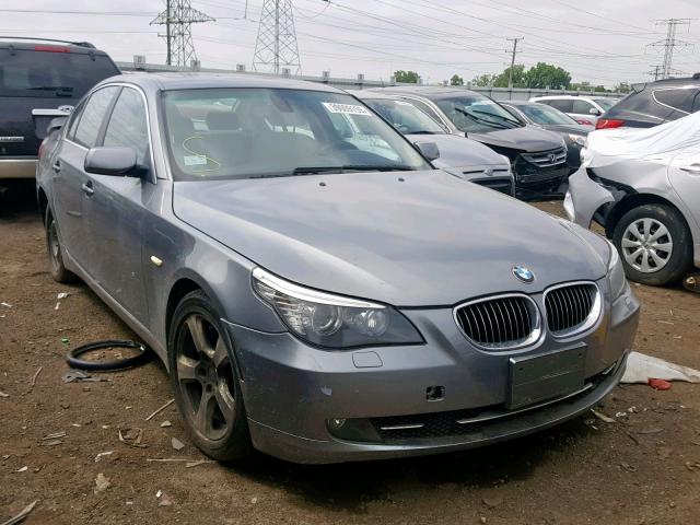 WBANV93578CW55928 - 2008 BMW 535 XI GRAY photo 1