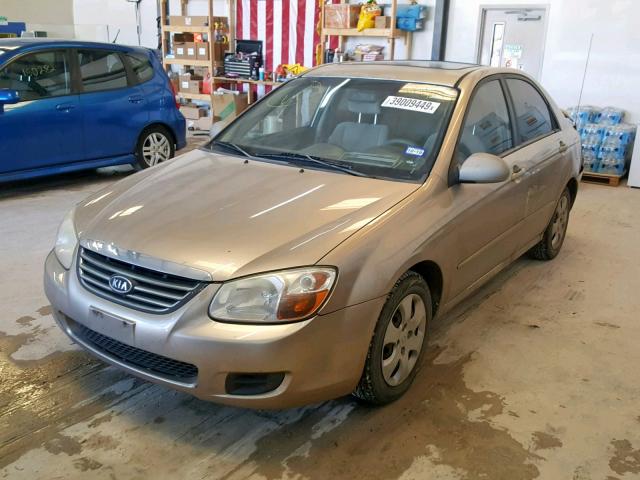 KNAFE121385494597 - 2008 KIA SPECTRA EX GOLD photo 2