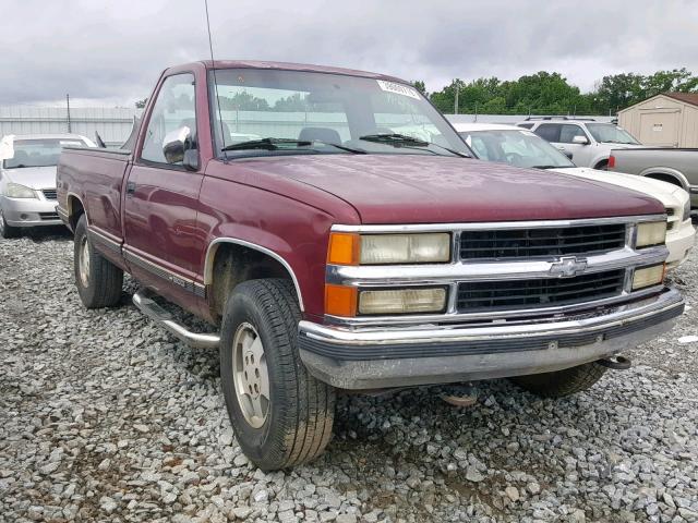 1GCEK14K8RE169930 - 1994 CHEVROLET GMT-400 K1 BURGUNDY photo 1