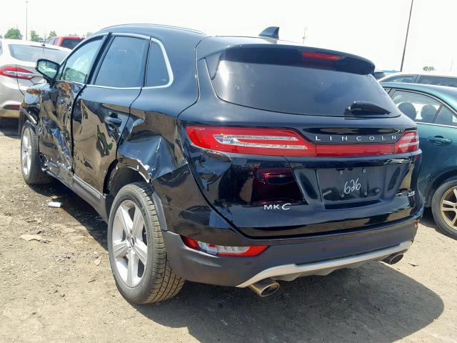 5LMCJ1C93HUL52626 - 2017 LINCOLN MKC PREMIE BLACK photo 3