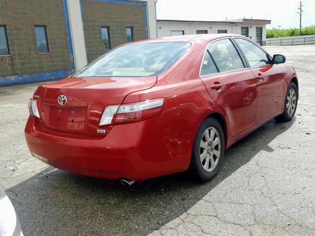 JTNBB46K073025990 - 2007 TOYOTA CAMRY NEW RED photo 4