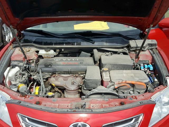 JTNBB46K073025990 - 2007 TOYOTA CAMRY NEW RED photo 7