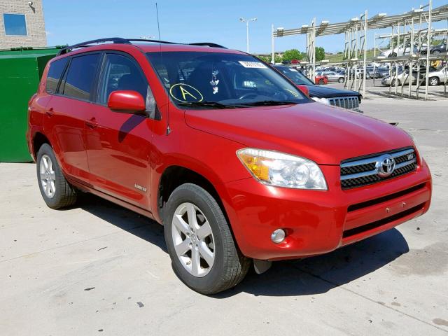 JTMBK31VX75016069 - 2007 TOYOTA RAV4 LIMIT RED photo 1