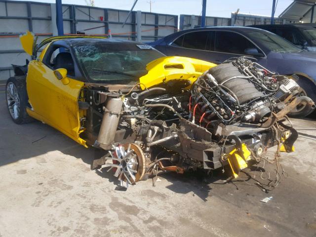 1G1YY26E765120568 - 2006 CHEVROLET CORVETTE Z YELLOW photo 1