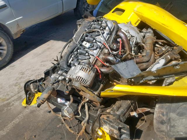 1G1YY26E765120568 - 2006 CHEVROLET CORVETTE Z YELLOW photo 7