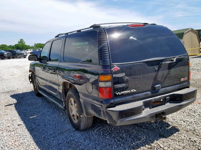 1GKFK66UX5J217319 - 2005 GMC YUKON XL D BLACK photo 3