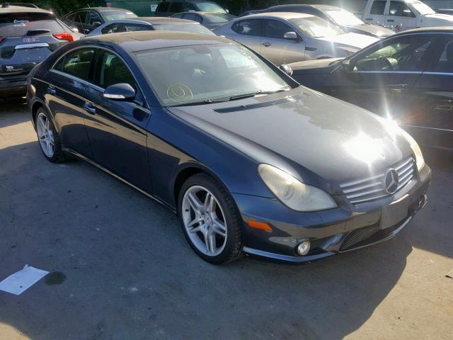 WDDDJ72X17A089959 - 2007 MERCEDES-BENZ CLS 550 BLUE photo 1