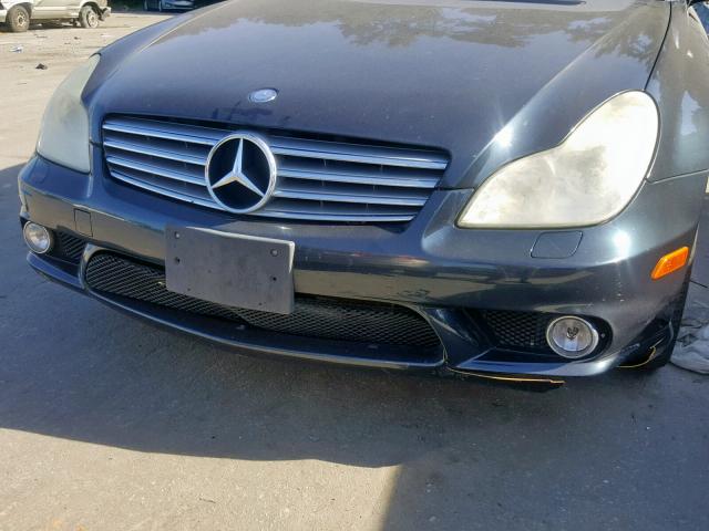 WDDDJ72X17A089959 - 2007 MERCEDES-BENZ CLS 550 BLUE photo 9