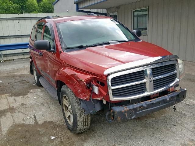 1D4HB48276F107047 - 2006 DODGE DURANGO SL MAROON photo 1