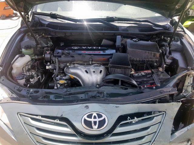 JTNBE46K773074305 - 2007 TOYOTA CAMRY NEW GREEN photo 7