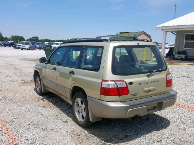 JF1SF65501H704383 - 2001 SUBARU FORESTER S GOLD photo 3