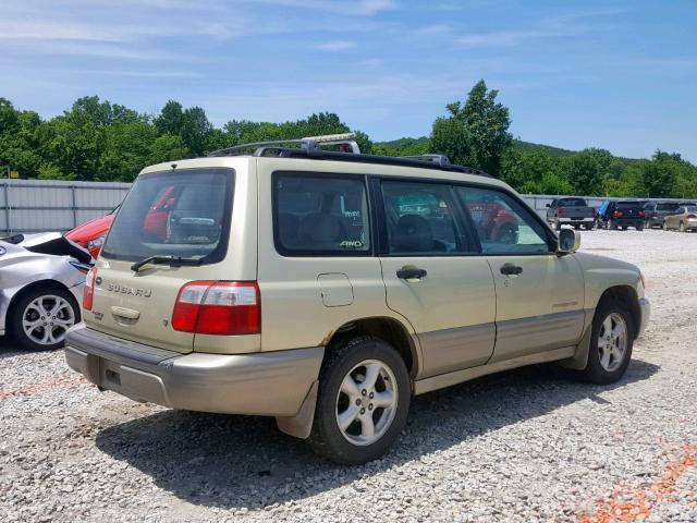 JF1SF65501H704383 - 2001 SUBARU FORESTER S GOLD photo 4