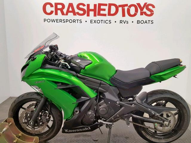 JKAEXEE10FDA20053 - 2015 KAWASAKI EX650 E GREEN photo 3