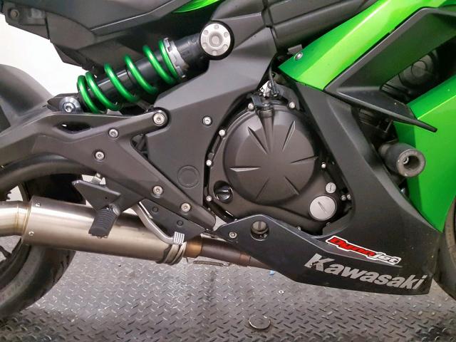 JKAEXEE10FDA20053 - 2015 KAWASAKI EX650 E GREEN photo 5