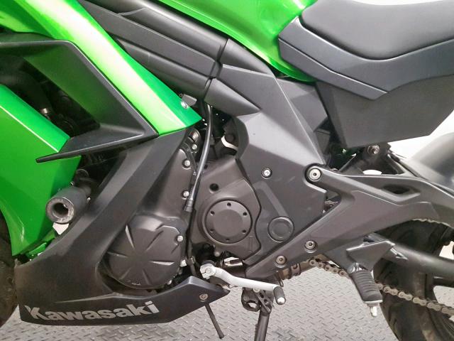 JKAEXEE10FDA20053 - 2015 KAWASAKI EX650 E GREEN photo 6