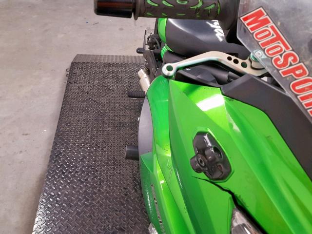 JKAEXEE10FDA20053 - 2015 KAWASAKI EX650 E GREEN photo 9