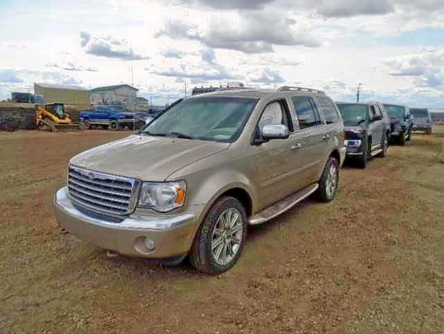 1A8HW58258F159585 - 2008 CHRYSLER ASPEN LIMI BEIGE photo 2