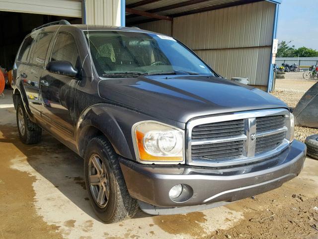 1D4HB48N15F535429 - 2005 DODGE DURANGO SL SILVER photo 1