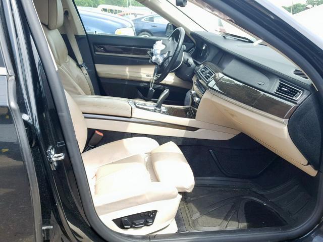 WBAKA835X9CY34541 - 2009 BMW 750 I BLACK photo 5