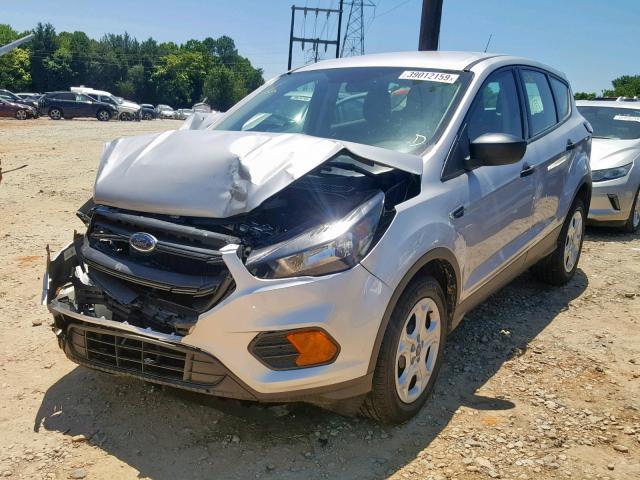 1FMCU0F77JUD13896 - 2018 FORD ESCAPE S SILVER photo 2