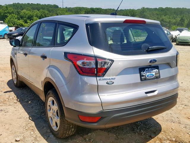 1FMCU0F77JUD13896 - 2018 FORD ESCAPE S SILVER photo 3