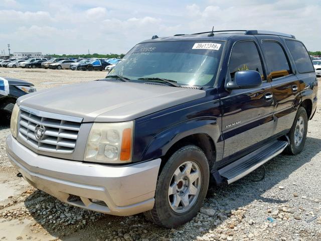 1GYEC63T64R192946 - 2004 CADILLAC ESCALADE L BLUE photo 2