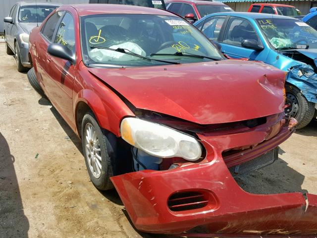 1C3EL56R45N593263 - 2005 CHRYSLER SEBRING TO RED photo 1