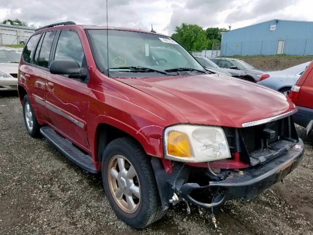 1GKDT13S542102629 - 2004 GMC ENVOY RED photo 1