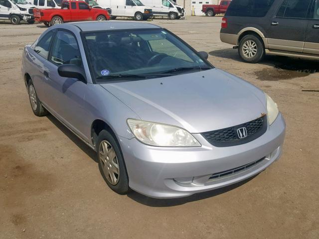 1HGEM22154L078744 - 2004 HONDA CIVIC DX V SILVER photo 1