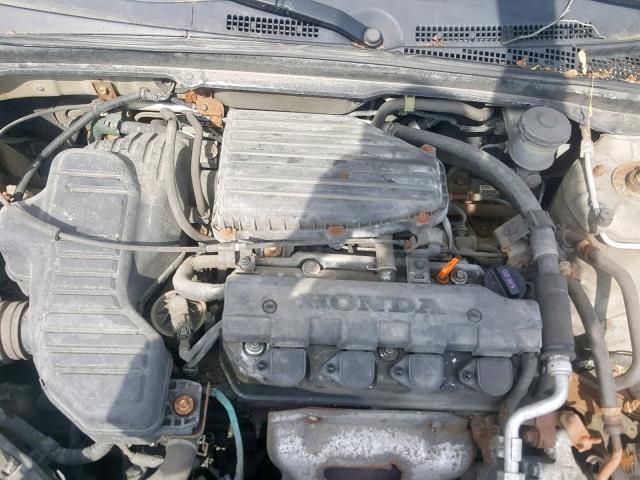 1HGEM22154L078744 - 2004 HONDA CIVIC DX V SILVER photo 7