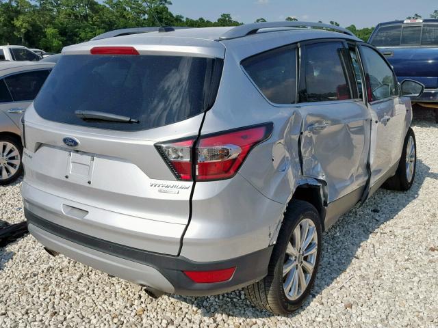 1FMCU0JD3HUD27978 - 2017 FORD ESCAPE TIT SILVER photo 4