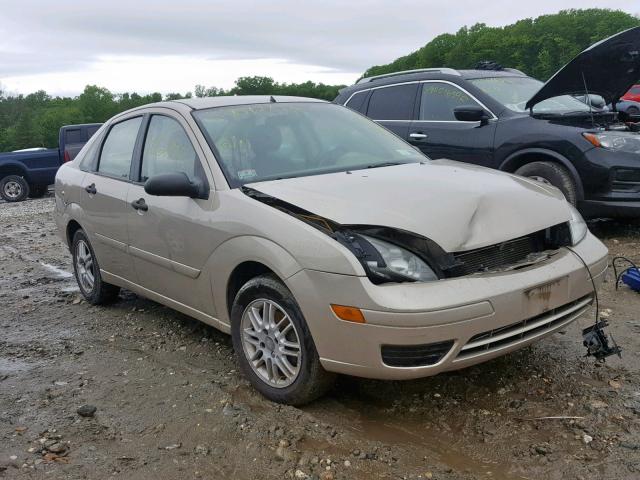 1FAFP34N17W256982 - 2007 FORD FOCUS ZX4 TAN photo 1