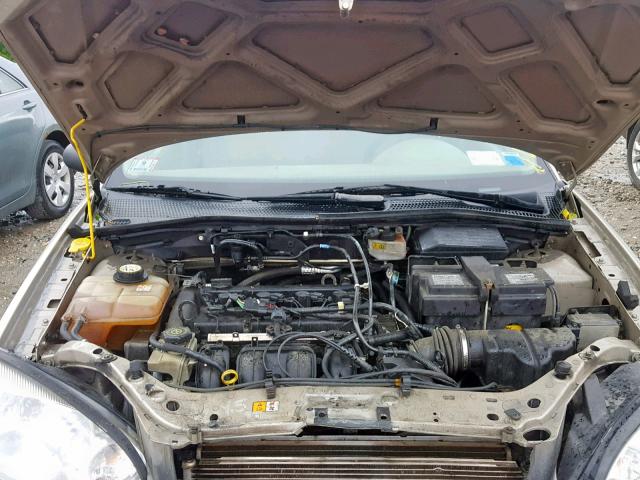 1FAFP34N17W256982 - 2007 FORD FOCUS ZX4 TAN photo 7